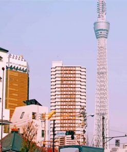 Tokyo Skytree Japan Diamond Painting