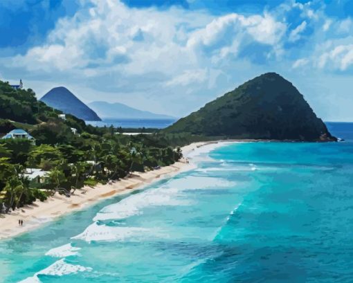 Tortola Beach Diamond Painting