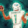 Tua Tagovailoa Miami Dolphins Diamond Painting