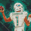 Tua Tagovailoa Miami Dolphins Diamond Painting