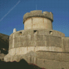 Tvrdava Minceta Dubrovnik Fortress Diamond Painting