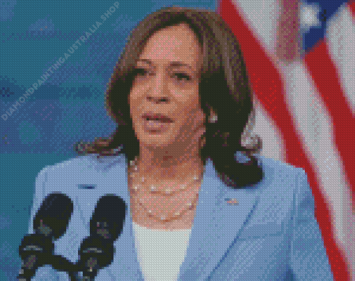 Kamala Harris Vice President Diamond Painting