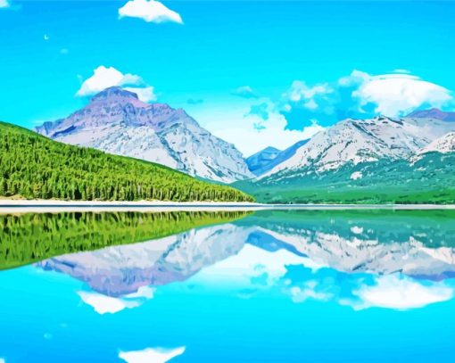 Water Reflection Montana Diamond Painting