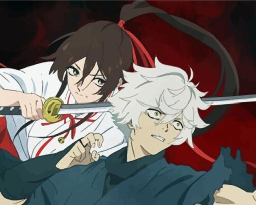 Yamada And Gabimaru Hells Paradise Diamond Painting