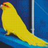 Yellow Kakariki Diamond Painting