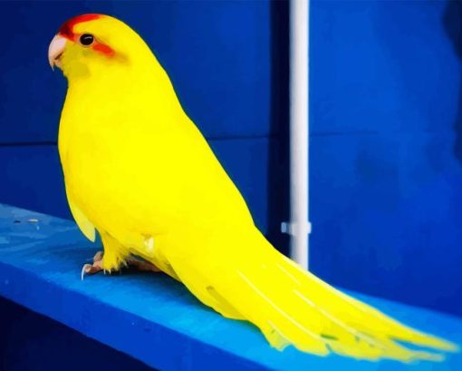 Yellow Kakariki Diamond Painting