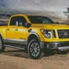 Yellow Truck Diamond Painting