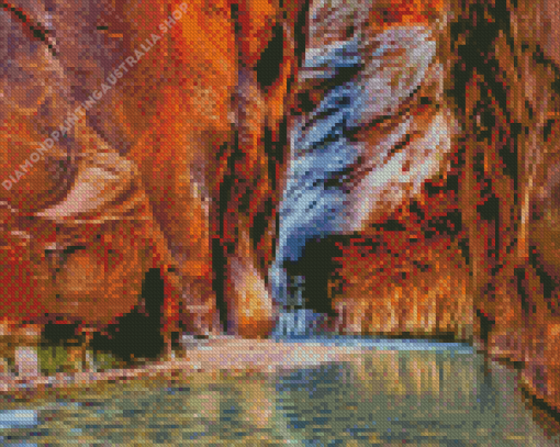 Zion National Park The Narrows Diamond Painting