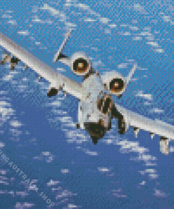 A10 Plane Diamond Painting