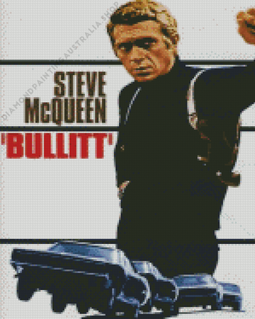 Bullitt Poster Diamond Painting