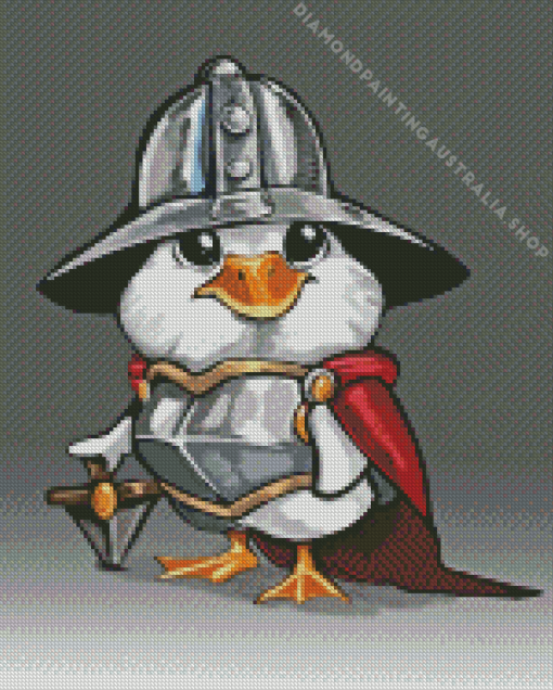 Duckling Warrior Diamond Painting