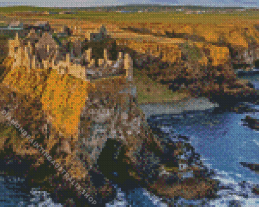 Dunluce Castle Ireland Diamond Painting