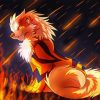 Fire Pokemon Arcanine Diamond Painting