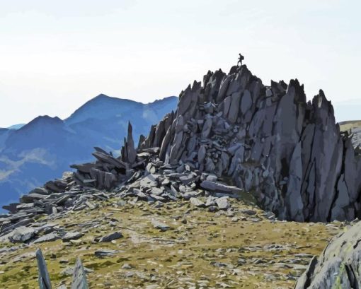 Glyder Fawr Snowdon Diamond Painting