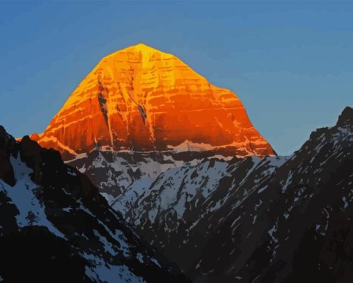 Kailash Mansarovar Diamond Painting