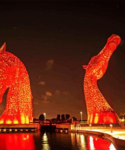 Kelpies Of Scotland Diamond Painting