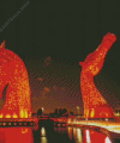 Kelpies Of Scotland Diamond Painting