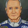 driver Mark Martin Painting