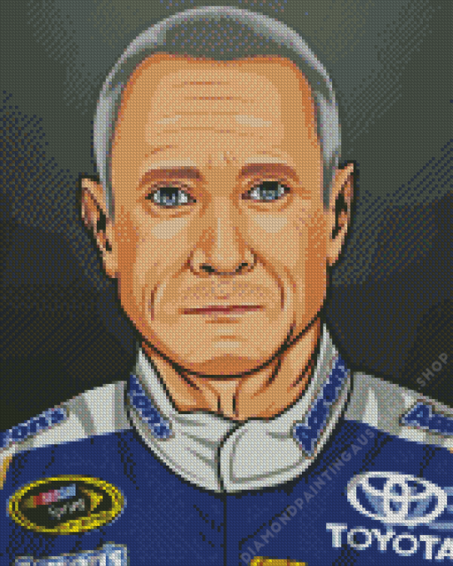 driver Mark Martin Painting