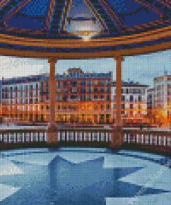 Plaza Del Castillo Pamplona Diamond Painting