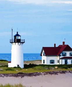 Race Point Lighthouse Diamond Painting