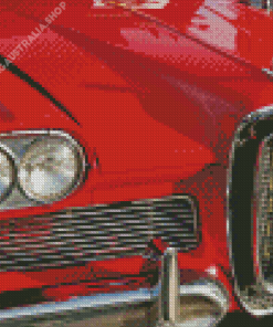 Red Ford Edsel Diamond Painting