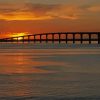 Sunset Over Ile De Re Pont Diamond Painting