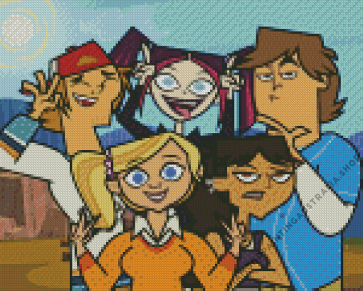 Total Drama Diamond Painting