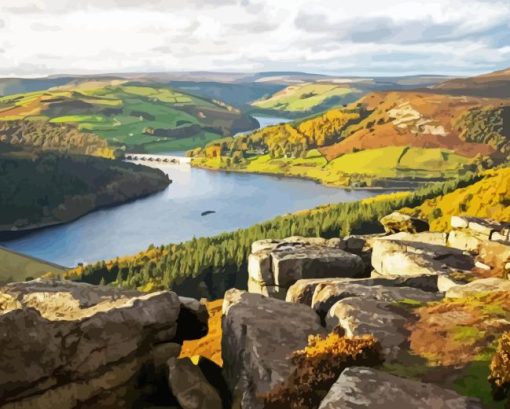 UK Stanage Edge Diamond Painting