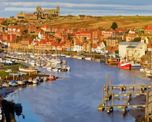 Whitby Port Diamond Painting