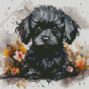 Black Poodles Diamond Painting