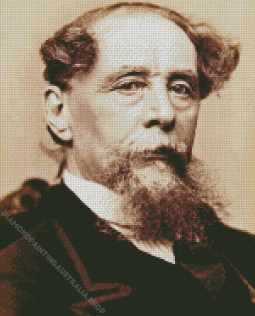 Charles Dickens Writer Diamond Painting