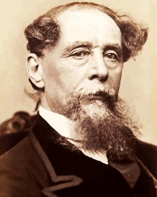 Charles Dickens Writer Diamond Painting