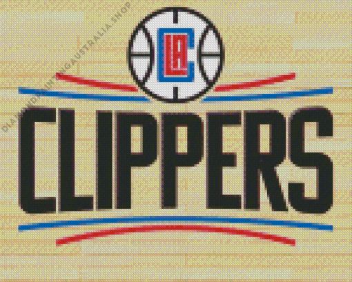 Clippers Basketball Team Logo Diamond Painting