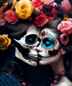 Day Of The Dead Love Diamond Painting