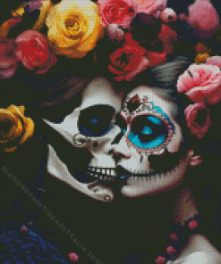 Day Of The Dead Love Diamond Painting