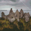 Peaceful Dunluce Castle Diamond Painting