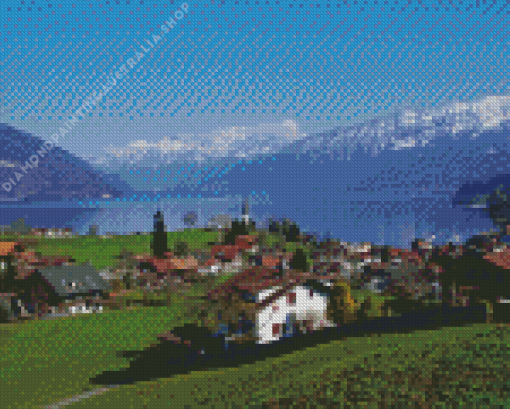 Faulensee Switzerland Diamond Painting