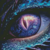 Galaxy Dragon Eye Painting