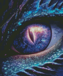 Galaxy Dragon Eye Painting