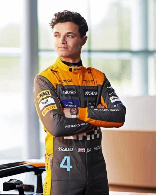 Lando Norris Diamond Painting