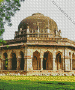 serene Lodhi Garden Diamond Painting