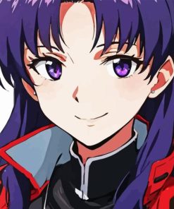 Misato Katsuragi Anime Diamond Painting