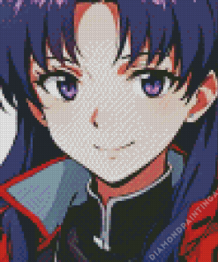 Misato Katsuragi Anime Diamond Painting