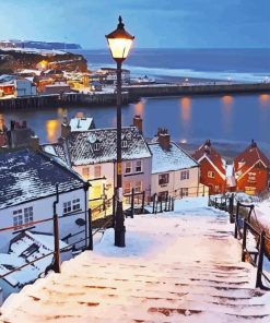 North Yorkshire in Snow Diamond Painting