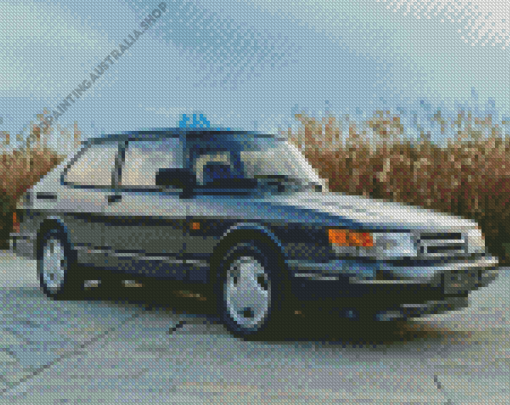 Saab 900 Turbo Diamond Painting