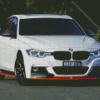 White BMW 340i Diamond Painting