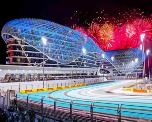 Yas Marina Diamond Painting