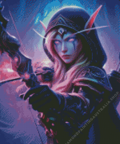 Alleria Windrunner Diamond Painting