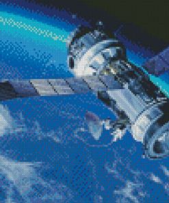 Artificial Satellite Diamond Painting